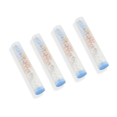 خرطوشة فلتر بديلة SUMERAIN SP4368-04 (عبوة 4)، فلتر دش بأربع مراحل، خرطوشة بديلة عالمية، منقي مياه عسر، يزيل الكلور والمعادن الثقيلة