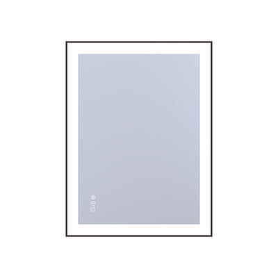 مرآة حمام LED من سوميرين للحائط، 24 × 32 بوصة، مرآة مكياج مضادة للضباب مع إضاءة أمامية وخلفية، تعتيم بدون خطوات، 3 درجات حرارة لونية، ذاكرة، زجاج مقسّى